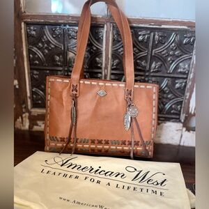 American West Mohican Melody Shopper Tote